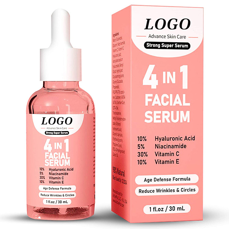 Skin Serum Private Label 4 In 1 Niacinamide Whitening Vitamin C