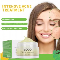 Private Label Best Natural Organic Plant Extract Anti Pimples Remover Acne Treatment Cream