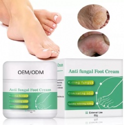 Private Label Organic Antifungal Relief for Dry Cracked Heels Callused Repair Foot cream