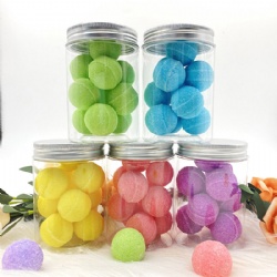 Private Label Body Care Clean Exfoliator Skin Care Round Exfoliating Candy Body Sugar Scrub Natural Shea Sugar Body Scrub Balls