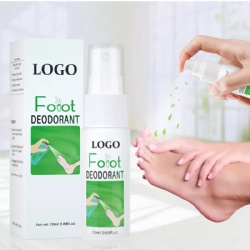 Private label Natural Organic Shoe Odor And Scent Removal Shoe Deodorizer Foot Deodorant Spray