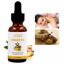 Private Label Herbal Body Massage Relax Essentialoil Natural Ginger Turmeric Hair Nourishing Growth Essential Oil