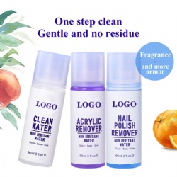 Private label oem wholesale cleaning fluid organic nail gel polish remove