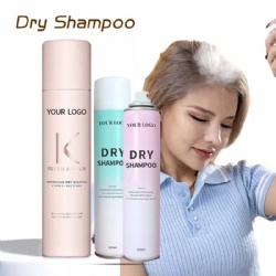 Private Label Hair Volume Fullness For Refreshed Hair Waterless Shampoo Powder Dry Shampoo Spray