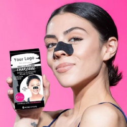 OEM Private Label Deep Cleansing Nose Pore Strips Blackheads Removal On Oil Skin Charcoal Nose Strips Mask