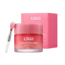 OEM Night Lip Mask Moisturizing Lip Balm 20g Strawberry Lip Mask