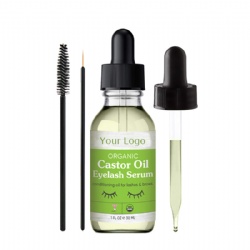 100% pure natural organic castor oil private brand for eyelash and eyebrow growth