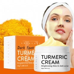 Private Label Best Turmeric Face Cream Moisturizing Whitening Skin Care Lightening Natural Arganic Facial Tumeric Cream