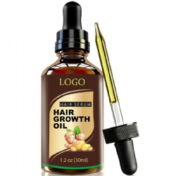 Private Label Grow Hair Growth Oil Organic Hair Oil Natural Hair Growth Serum Regrowth Oil