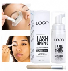 Customizable lash shampoo eyelash extension kit lashshampoo private label