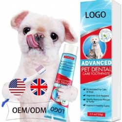 Dog Dental Care Safe Pet Toothpaste Improved Oral Hygiene Gently Removes Plaque & Tartar