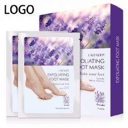 Foot care peeling collagen feet mask moisturizing callus remover exfloliating foot peel mask